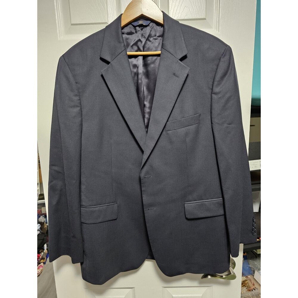 Brooks Brothers 346 Blazer Men's 42S Gray Pinstripe
